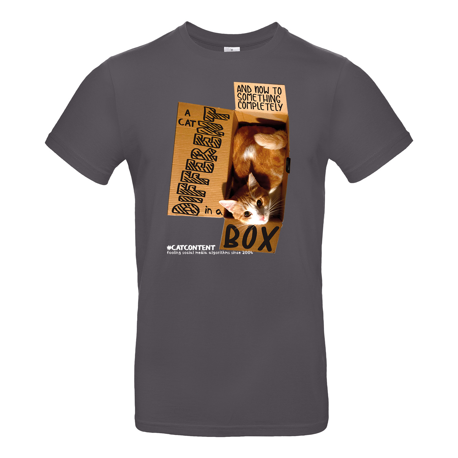 T-Shirt »Cat in a box«     