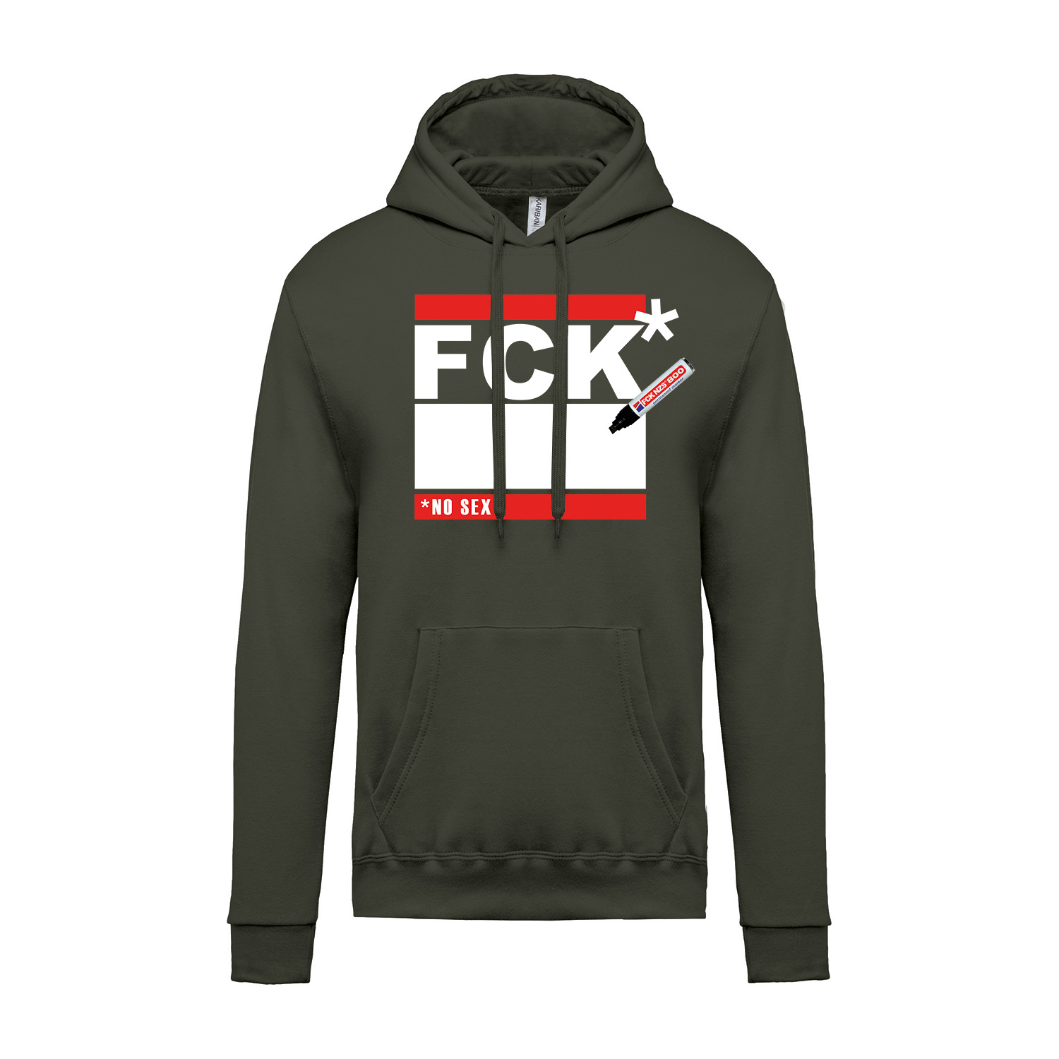 Hoodie »fckedding«     