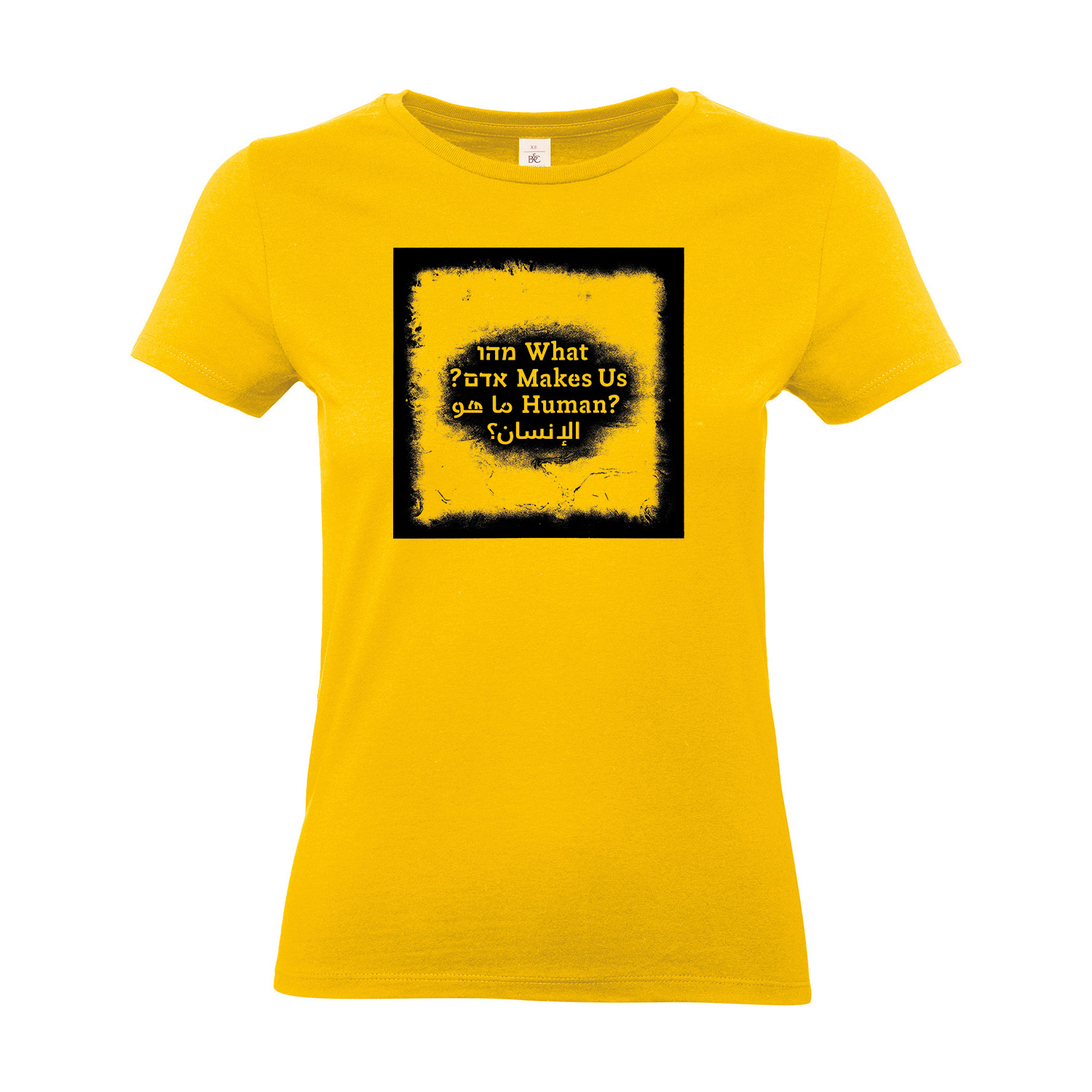 T- Shirt tailliert »what makes us human«    